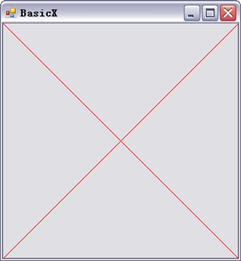 BasicX 示例程序的运行界面