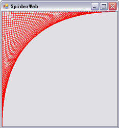 不具备双重缓冲区技术的SpiderWeb 示例程序