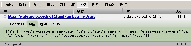 asp.net webservice中试图使用 GET 请求调用方法，但不允许这样做